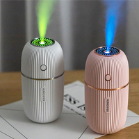 M nawilżacz 300ML ultradźwiękowy USB zapachowy olejek eteryczny dyfuzor romantyczny kolor lampka nocna Mist Maker Humidificador Portable 1